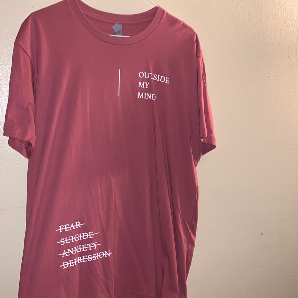 mauve mental health tee
